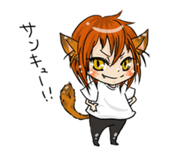 Personification cat boys!! sticker #4204621