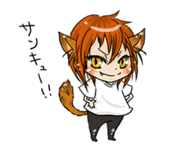 Personification cat boys!! sticker #4204621