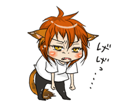 Personification cat boys!! sticker #4204625