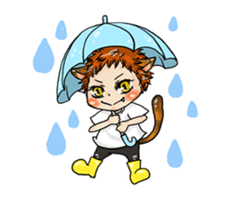 Personification cat boys!! sticker #4204640