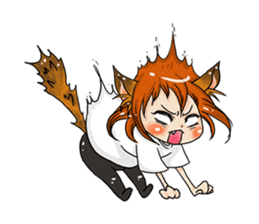 Personification cat boys!! sticker #4204649