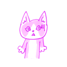 Cat expression of Love sticker #4204857
