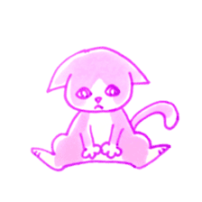 Cat expression of Love sticker #4204861