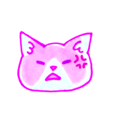 Cat expression of Love sticker #4204882
