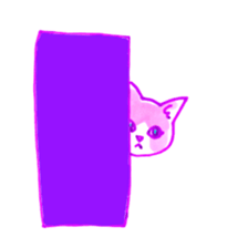 Cat expression of Love sticker #4204886