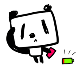 Power Outlet Panda sticker #4204929
