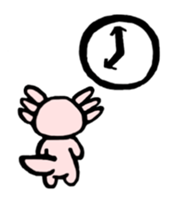 "Axolotl" Born in Mexico sticker #4204975