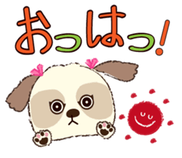 Shih Tzu Marlon daily life sticker 2 sticker #4205257