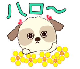 Shih Tzu Marlon daily life sticker 2 sticker #4205259