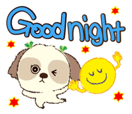 Shih Tzu Marlon daily life sticker 2 sticker #4205261
