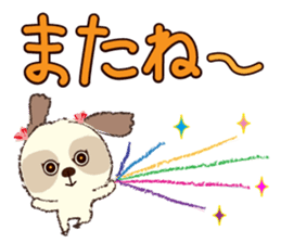 Shih Tzu Marlon daily life sticker 2 sticker #4205265