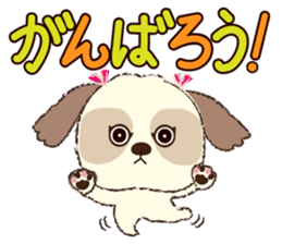 Shih Tzu Marlon daily life sticker 2 sticker #4205268