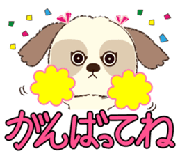 Shih Tzu Marlon daily life sticker 2 sticker #4205269
