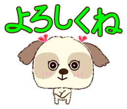 Shih Tzu Marlon daily life sticker 2 sticker #4205270
