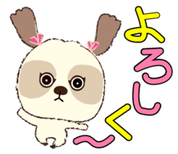 Shih Tzu Marlon daily life sticker 2 sticker #4205271