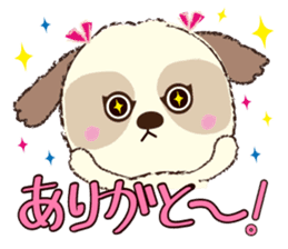 Shih Tzu Marlon daily life sticker 2 sticker #4205273