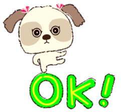 Shih Tzu Marlon daily life sticker 2 sticker #4205276