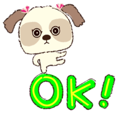 Shih Tzu Marlon daily life sticker 2 sticker #4205276