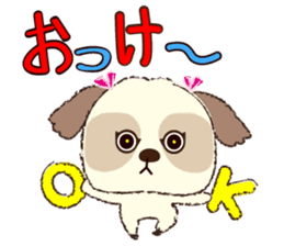 Shih Tzu Marlon daily life sticker 2 sticker #4205277