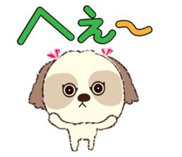 Shih Tzu Marlon daily life sticker 2 sticker #4205280