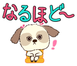 Shih Tzu Marlon daily life sticker 2 sticker #4205281
