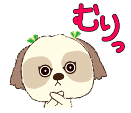 Shih Tzu Marlon daily life sticker 2 sticker #4205284