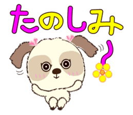 Shih Tzu Marlon daily life sticker 2 sticker #4205286