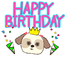 Shih Tzu Marlon daily life sticker 2 sticker #4205291