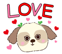 Shih Tzu Marlon daily life sticker 2 sticker #4205294