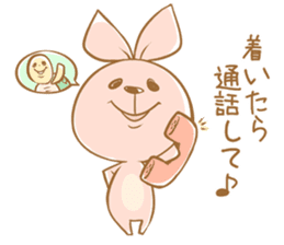 rabbit & turtle sticker #4205342