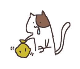 Mel of funny cat sticker #4205956