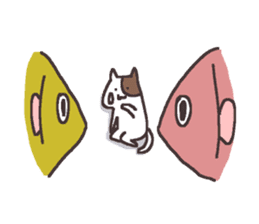 Mel of funny cat sticker #4205961