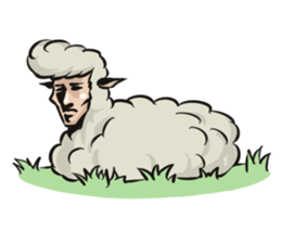 HITSUJINOANIKI ~Nice guy sheep~ sticker #4206764