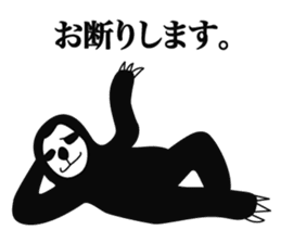 Proud Sloth Sticker sticker #4208373