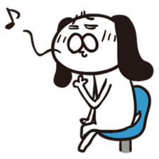 Annoying Dog Sticker. for The World. sticker #4208423