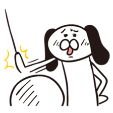 Annoying Dog Sticker. for The World. sticker #4208430