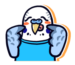 Budgerigar Man sticker #4208664