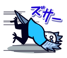 Budgerigar Man sticker #4208672