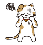 Loose, unrestrained, heartwarming cats sticker #4209018