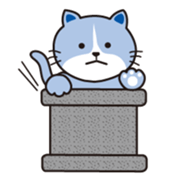 Loose, unrestrained, heartwarming cats sticker #4209032