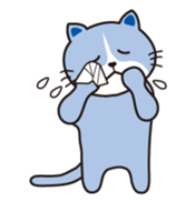 Loose, unrestrained, heartwarming cats sticker #4209034