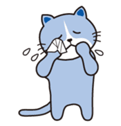 Loose, unrestrained, heartwarming cats sticker #4209034