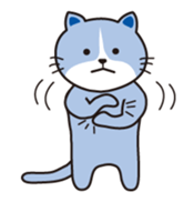 Loose, unrestrained, heartwarming cats sticker #4209035