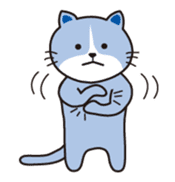 Loose, unrestrained, heartwarming cats sticker #4209035