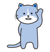 Loose, unrestrained, heartwarming cats sticker #4209036