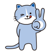 Loose, unrestrained, heartwarming cats sticker #4209038