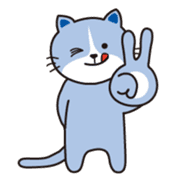 Loose, unrestrained, heartwarming cats sticker #4209038