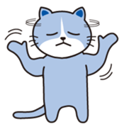 Loose, unrestrained, heartwarming cats sticker #4209039