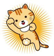 Loose, unrestrained, heartwarming cats sticker #4209045