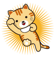 Loose, unrestrained, heartwarming cats sticker #4209045